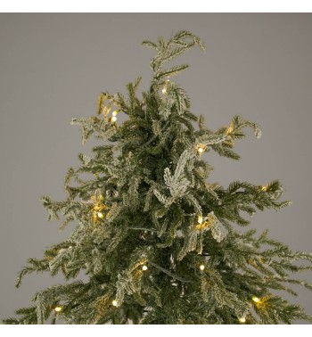 Albero di Natale Innevato Slim con Luci Led - Chamonix Albero di Natale Innevato Slim con Luci Led - Chamonix