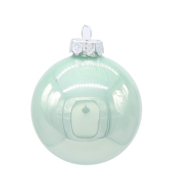 Palle di Natale in Vetro Perlato D.3 cm Conf. in Tubo da 45 Pz Palle di Natale in Vetro Perlato D.3 cm Conf. in Tubo da 45 Pz