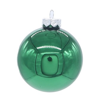 Palle di Natale in Vetro Lucide D.3 cm Conf. in Tubo da 45 Pz