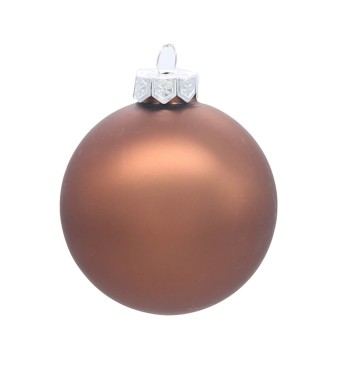 Palle di Natale in Vetro Opache D.3 cm Conf. in Tubo da 45 Pz