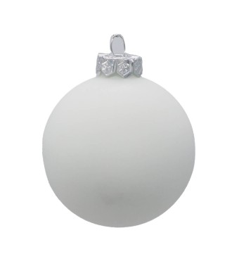 Palle di Natale in Vetro Opache D.3 cm Conf. in Tubo da 45 Pz