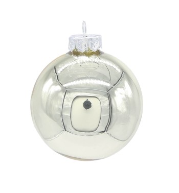 Palle di Natale in Vetro Lucide D.6 cm Conf. in Tubo da 20 Pz