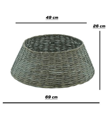 Copribase  per Alberi di Natale in Vimini 3 Colori Copribase  per Alberi di Natale in Vimini 3 Colori