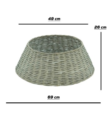 Copribase  per Alberi di Natale in Vimini 3 Colori Copribase  per Alberi di Natale in Vimini 3 Colori