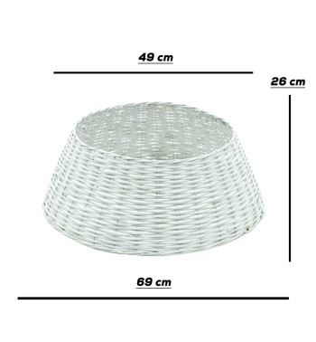 Copribase  per Alberi di Natale in Vimini 3 Colori Copribase  per Alberi di Natale in Vimini 3 Colori