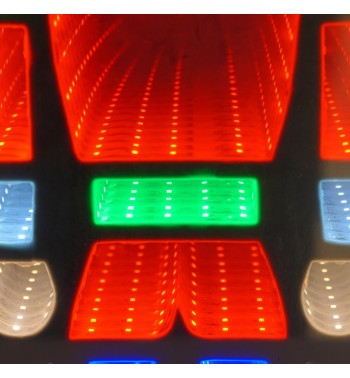 Schiaccianoci Luminoso 3D con Effetto Infinity Mirror 2 Misure