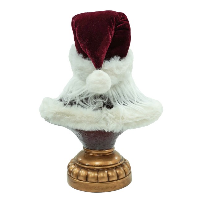 Busto di Babbo Natale in Resina H.32 cm