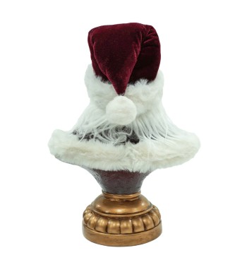 Busto di Babbo Natale in Resina H.32 cm