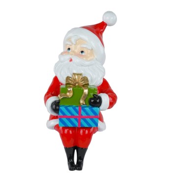 Babbo Natale Seduto in Resina H.35,5 cm