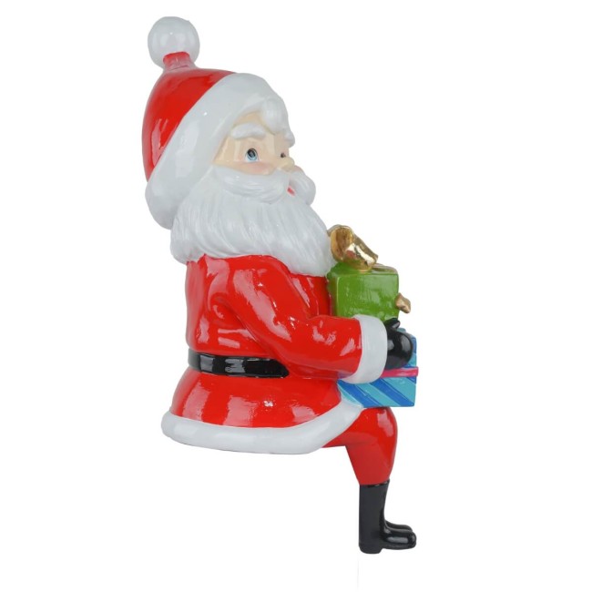 Babbo Natale Seduto in Resina H.35,5 cm