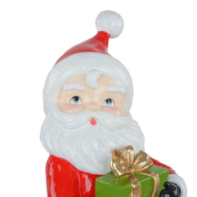 Babbo Natale Seduto in Resina H.35,5 cm