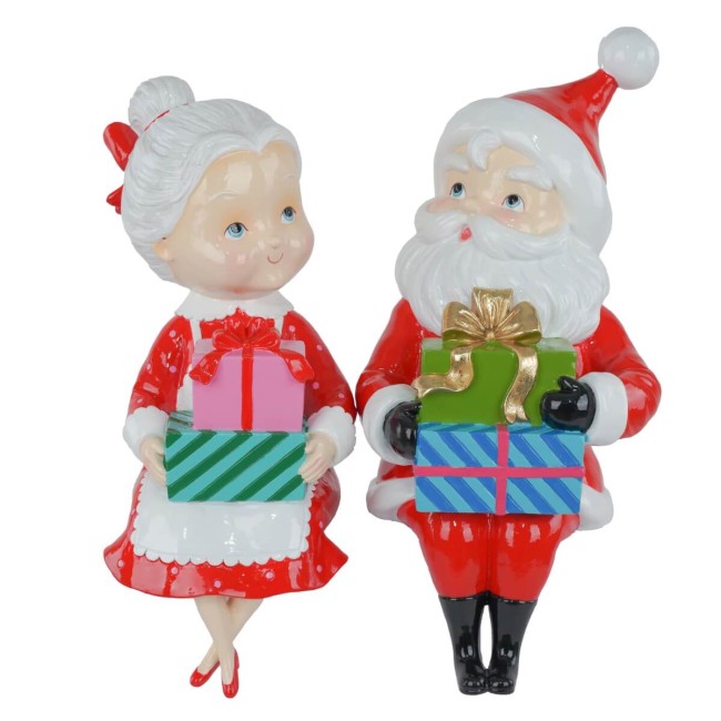 Babbo Natale Seduto in Resina H.35,5 cm