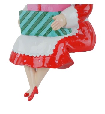 Mamma Natale Seduta in Resina H.33,2 cm