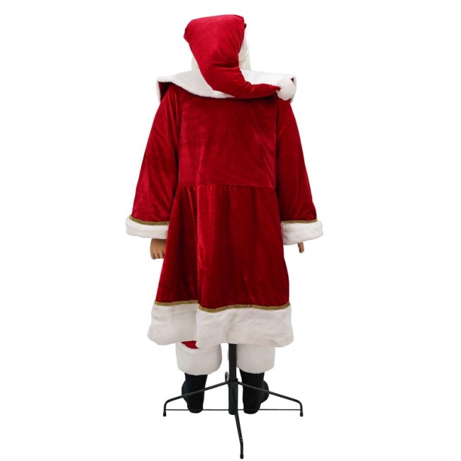 Babbo Natale su Stand con Abito Rosso H.180 cm