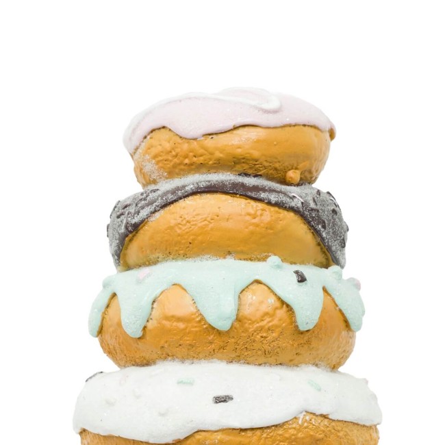 Alberello Natalizio di Ciambelle in Resina H.32,5 cm