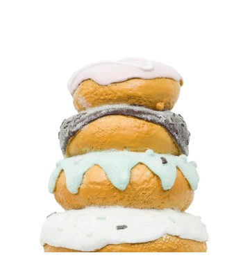 Alberello Natalizio di Ciambelle in Resina H.32,5 cm