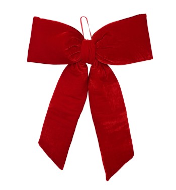 Fiocco Natalizio in Velluto 80 cm Vari Colori