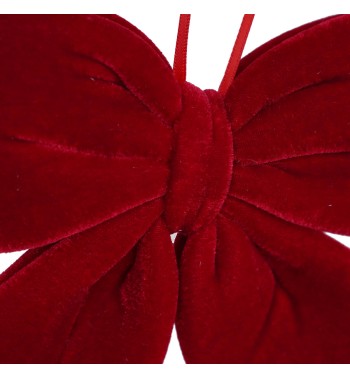 Fiocco Natalizio in Velluto 12 cm Vari Colori