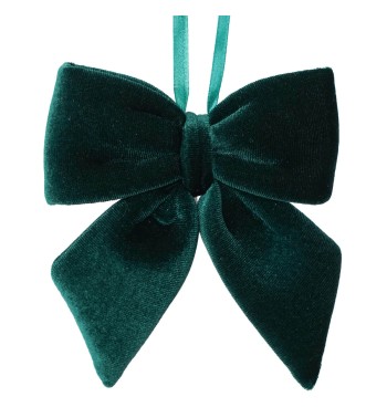 Fiocco Natalizio in Velluto 12 cm Vari Colori