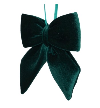 Fiocco Natalizio in Velluto 12 cm Vari Colori