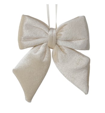 Fiocco Natalizio in Velluto 12 cm Vari Colori