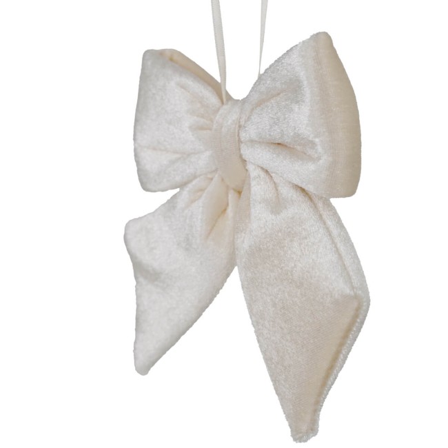 Fiocco Natalizio in Velluto 12 cm Vari Colori