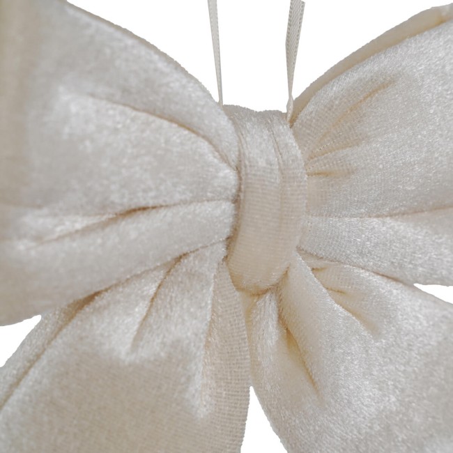 Fiocco Natalizio in Velluto 12 cm Vari Colori