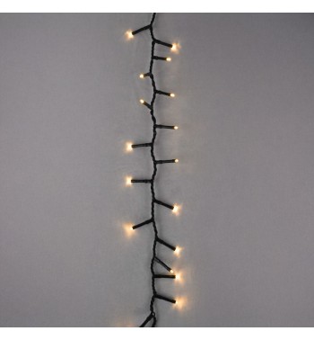 Catena Luminosa 3000 Microled Bianco Naturale Cavo Verde 60 metri