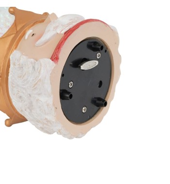 Carillon Schiaccianoci Natalizio con Globo in Vetro H.14 cm