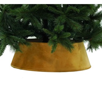 Copribase per Alberi di Natale in Velluto Oro H.22 cm