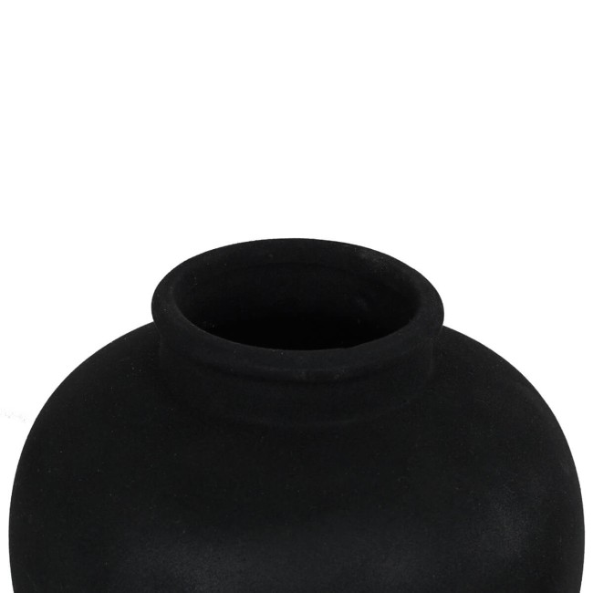 Vaso in Ceramica Rivestito in Velluto H.25 cm 2 Colori