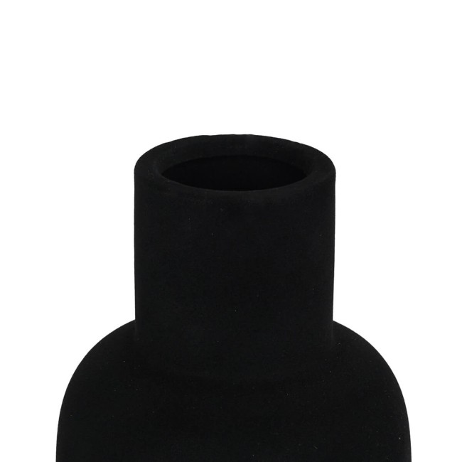 Vaso in Ceramica Rivestito in Velluto H.35 cm 2 Colori