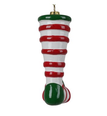 Stivale di Elfo Natalizio da Appendere H.12,8 cm