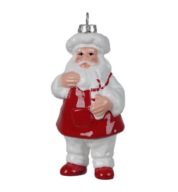 Babbo Natale Chef da Appendere H.12,1 cm