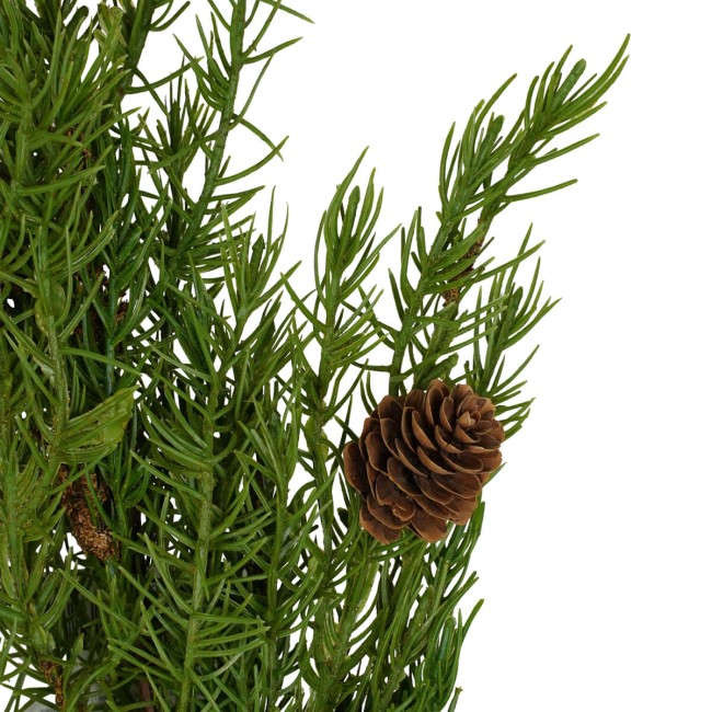 Rametto Natalizio in PE con Pigne 80 cm