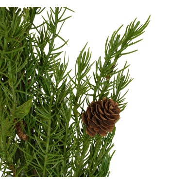 Rametto Natalizio in PE con Pigne 80 cm