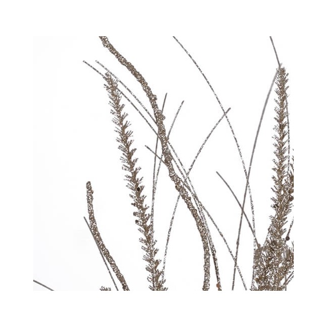 Rametto Natalizio Glitterato Champagne da 85 cm