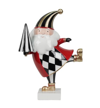 Babbo Natale Natalizio in Resina 3 Modelli