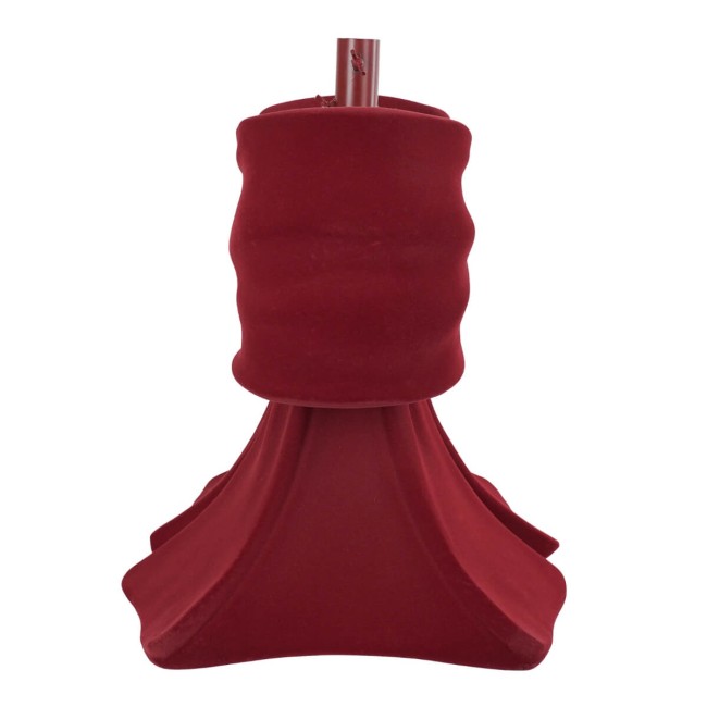 Base per Albero di Natale a Forma di Fiocco Bordeaux H.66 cm