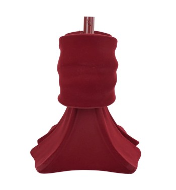 Base per Albero di Natale a Forma di Fiocco Bordeaux H.66 cm