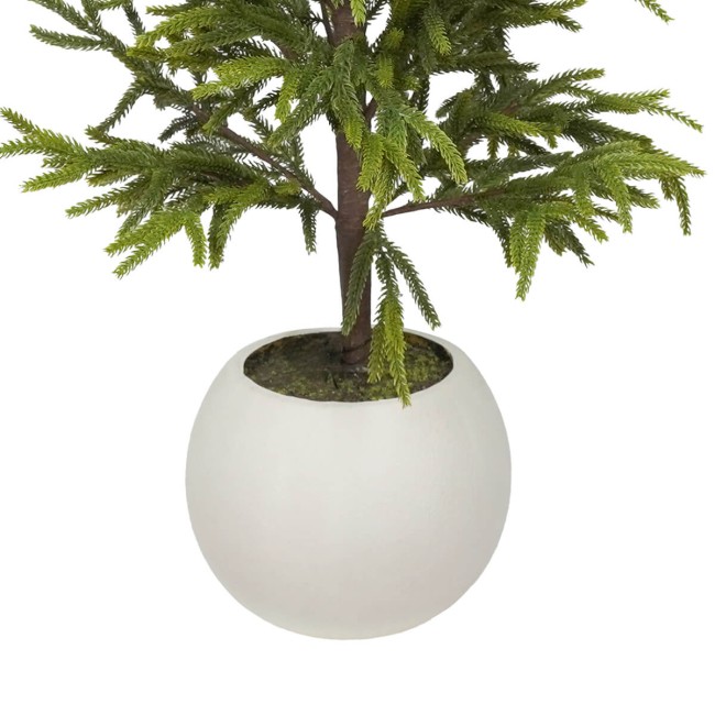 Alberello Natalizio con Vaso in PE 2 Misure