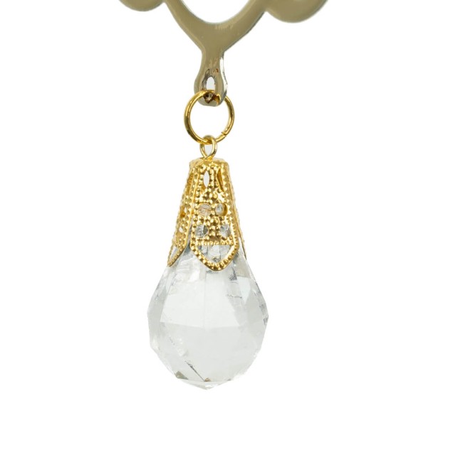 Decoro Natalizio da Appendere Oro 10x11 cm