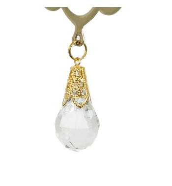 Decoro Natalizio da Appendere Oro 10x11 cm