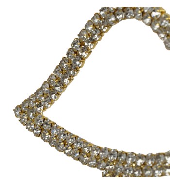 Fungo Natalizio da Appendere con Strass 2 Misure