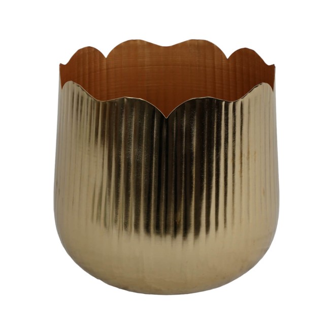 Vaso in Metallo Oro 2 Misure