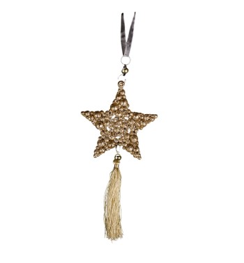 Stella con Nappa Platino da Appendere