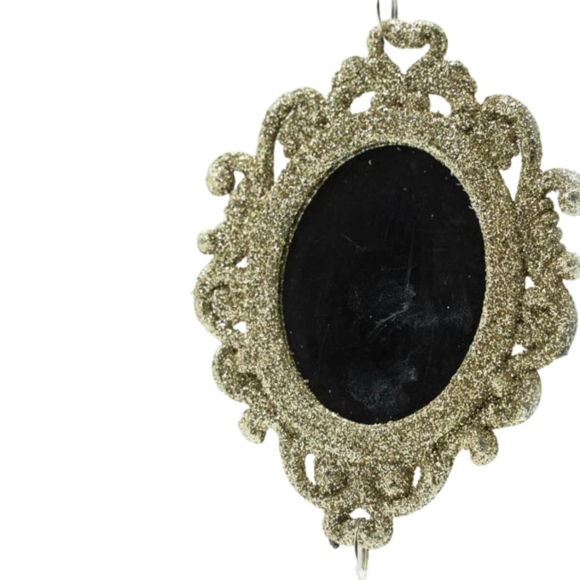 Specchio Ovale da Appendere H.20 cm