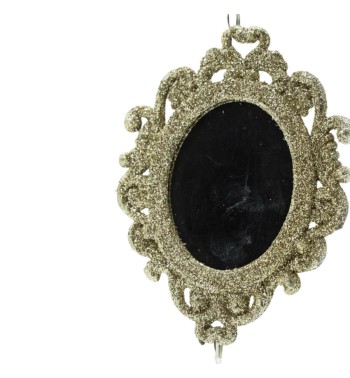 Specchio Ovale da Appendere H.20 cm