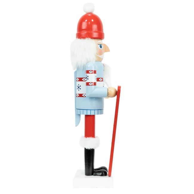 Schiaccianoci Natalizio con Snowboard H.38 cm