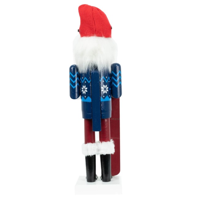 Schiaccianoci Natalizio con Snowboard H.38 cm